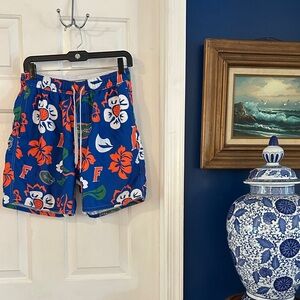 Men’s Wes & Willy Florida Gators Floral Swim Trunks Size Medium